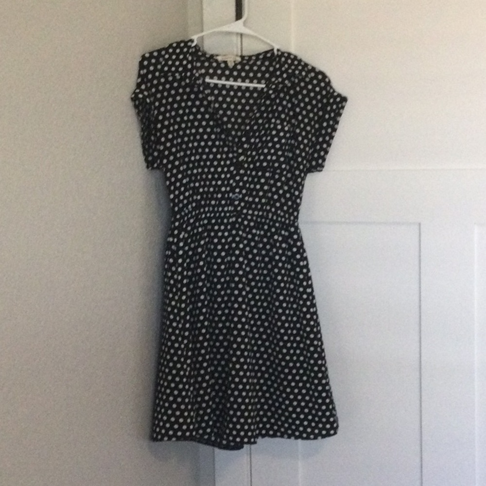 Polka dot mini dress size Medium